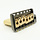 MannMade USA Tremolo Bridge - Black Nickel Hybrid/Tumbled Saddles  - fits PRS style guitars