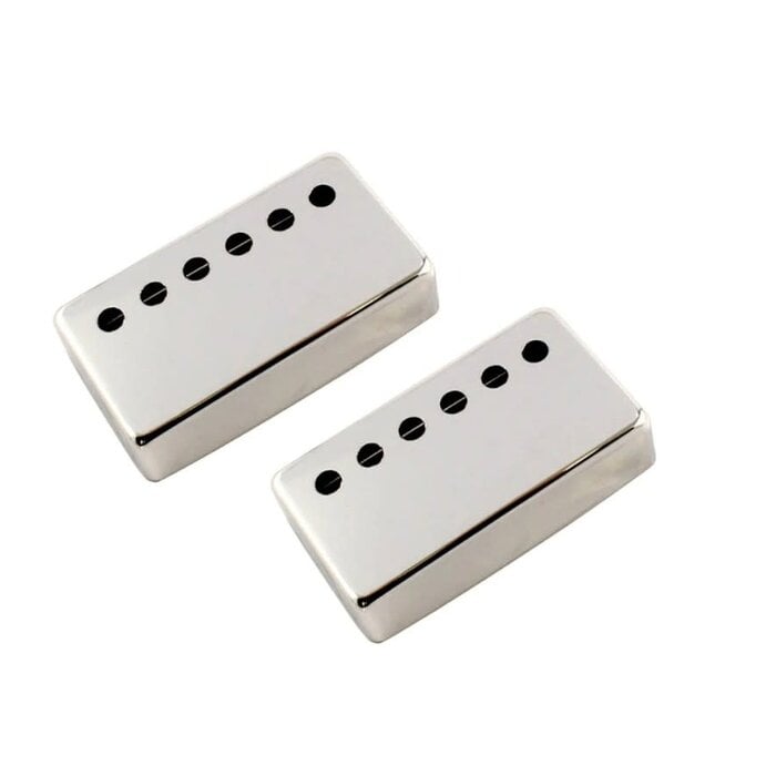 Allparts Humbucker Pickup Cover - 50mm - Nickel - Set of 2 - Fits PRS SE "S" Pickups