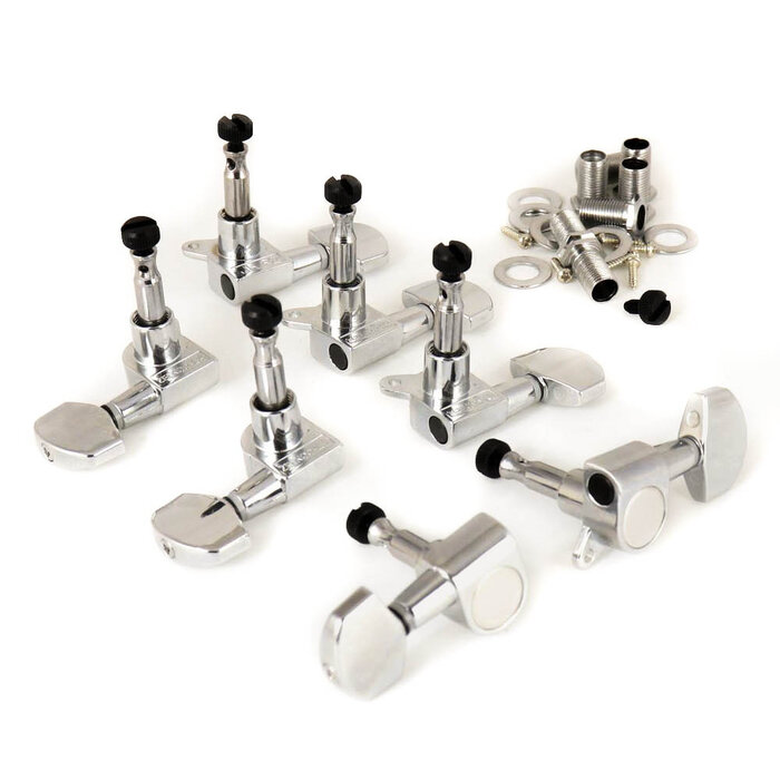 MannMade USA MannMade USA SE Locking Tuner Set - 7 String - Nickel