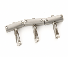 MannMade USA MannMade USA Intonated Bridge Saddles - Fender Vintage Style - Stainless Steel