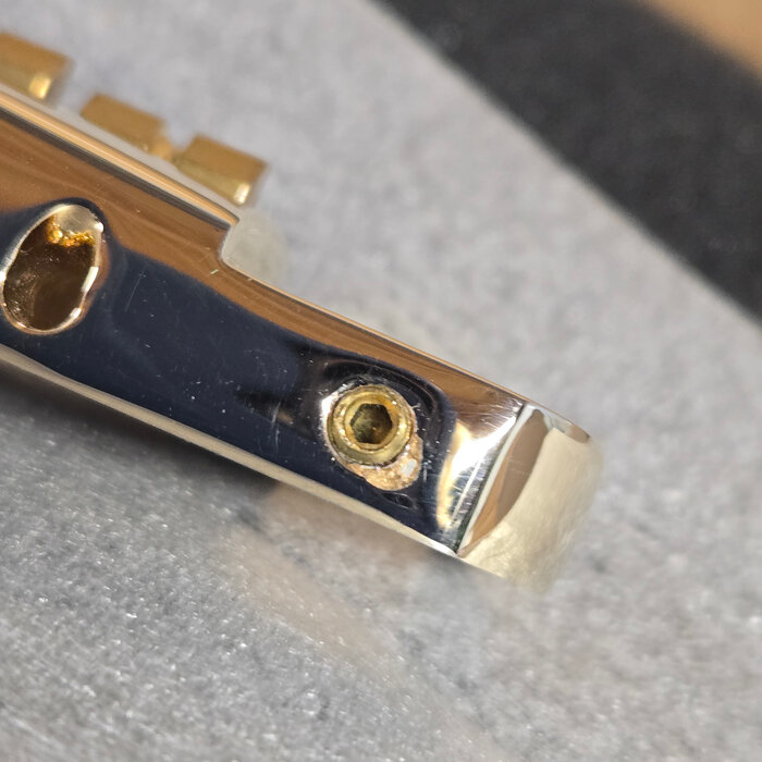 MannMade USA MannMade USA Intonatable Stoptail - Gold - fits PRS Core style guitars - Slightly Imperfect