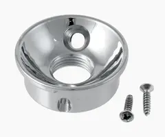 MannMade USA MannMade USA - Tele Electro-Socket Jack Cup - Chrome Plated Brass