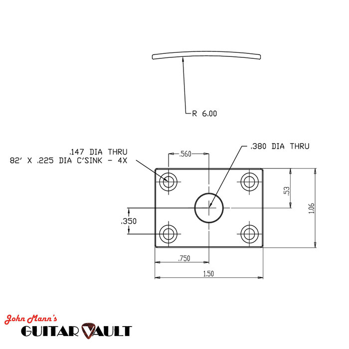PRS Guitars PRS Output Jack, Nickel