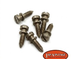 TruVintage TruVintage 2023 Spec ABR-1 Intonation Screw Set (6) - Nickel Relic
