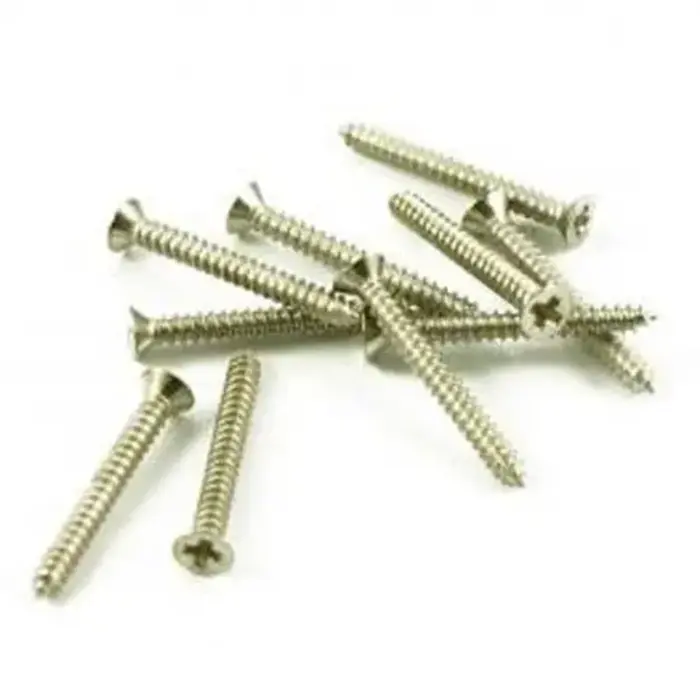 MannMade USA Pickup Ring Screw Set Short - Stainless Steel