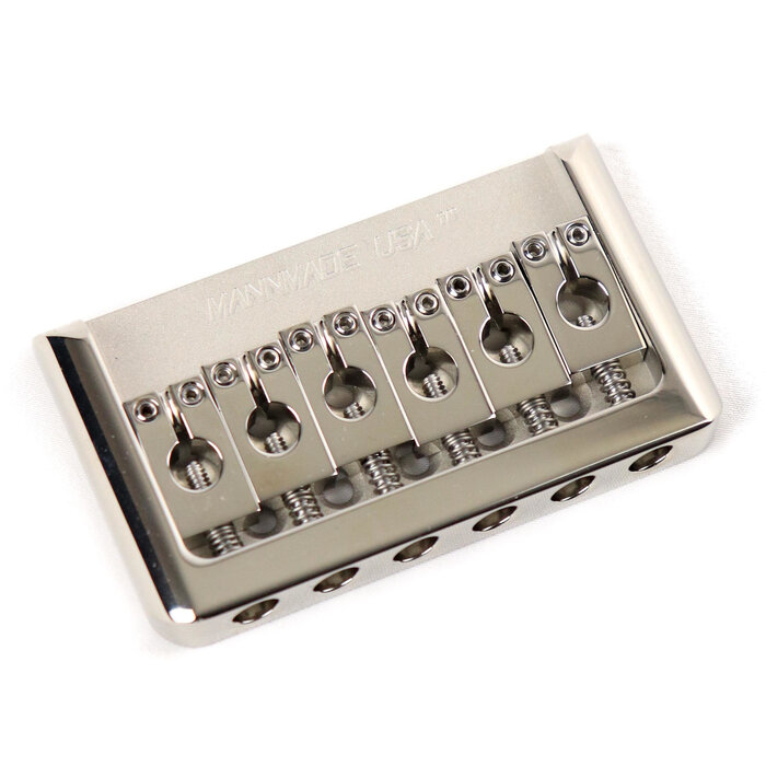 MannMade USA MannMade USA Hardtail Bridge - Nickel - fits PRS 277 - Holcomb style guitars - Slightly Imperfect