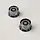 PRS Lampshade Knobs - Set of Two, Clear/Black - Metric Shaft