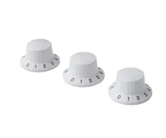 PRS Guitars PRS Silver Sky Knobs - Set of Three, Metric Shaft