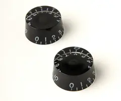 PRS Guitars PRS Speed Knobs - Set of Two, Black - Metric Shaft