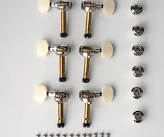 PRS Guitars PRS Phase III Tuners w/ Faux Bone Buttons, Locking, Collar Design, Set of Six