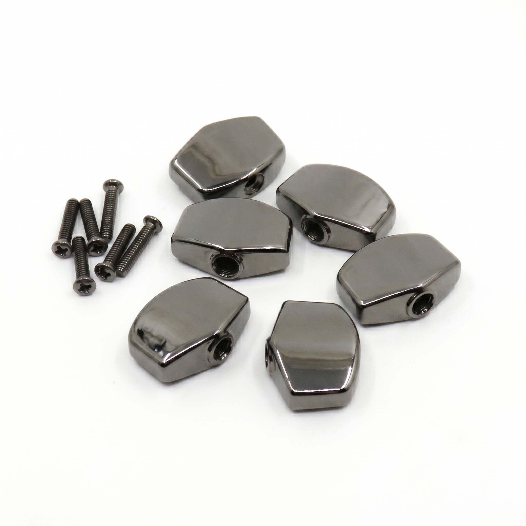 MannMade USA MannMade USA Tuner Buttons, Large - Black Nickel - Fits PRS SE Tuners