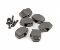 MannMade USA MannMade USA Tuner Buttons, Large - Black Chrome - Fits PRS SE Tuners