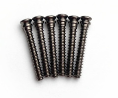 PRS Guitars PRS Gen III Tremolo Bridge Knife Edge Screws (6), Smoked Black