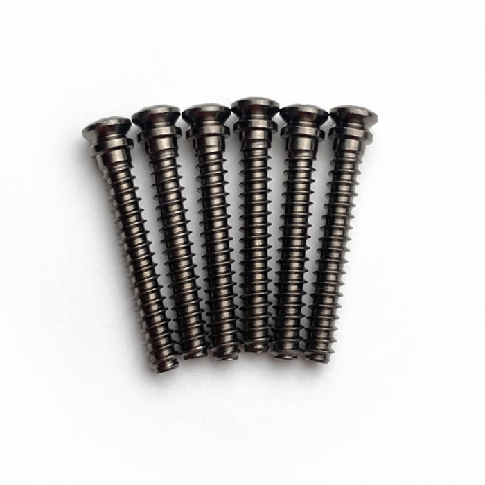 PRS Guitars PRS Gen III Tremolo Bridge Knife Edge Screws (6), Smoked Black