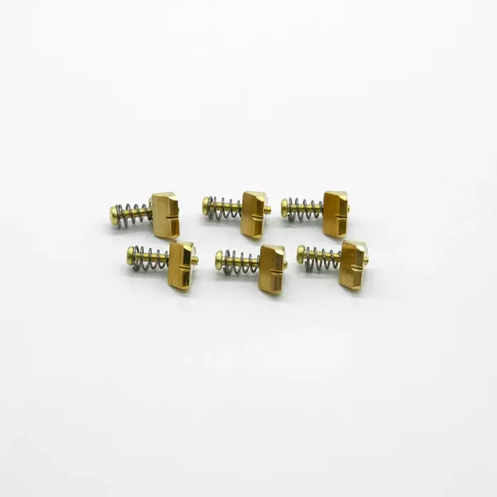 PRS Guitars PRS Two Piece Bridge Saddles - Set of Six - Brass