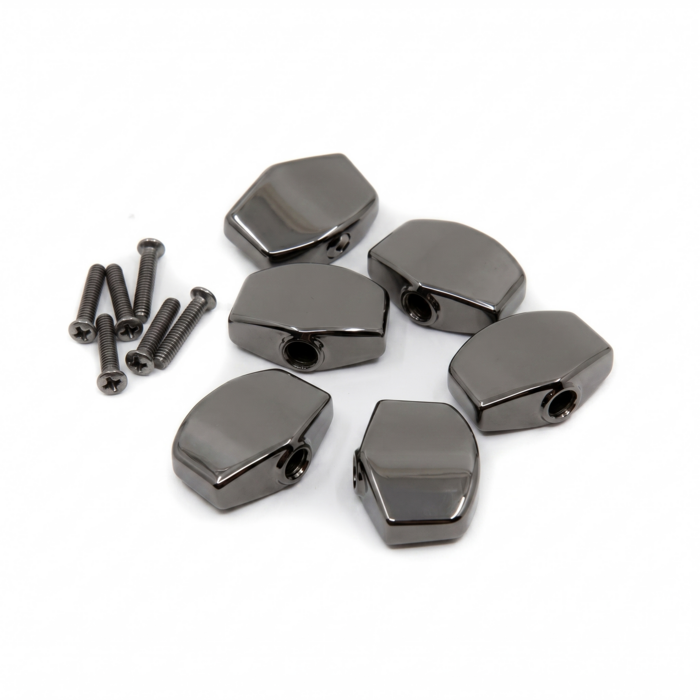 MannMade USA MannMade USA Tuner Buttons, Large - Black Nickel - Fits PRS SE Tuners
