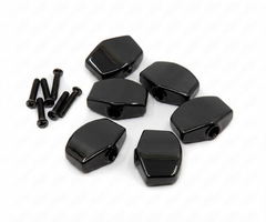 MannMade USA MannMade USA Tuner Buttons, Large - Black Chrome - Fits PRS SE Tuners