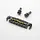 PRS Adjustable Stoptail Bridge with Studs - Smoked Black