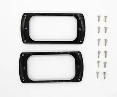 PRS Guitars PRS SE Series Pickup Rings (Hum/Hum Uncovered) - Black -  Set of 2