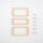 PRS SE Series Pickup Rings (Hum/NF DD/Hum) - Ivory - Set of 3