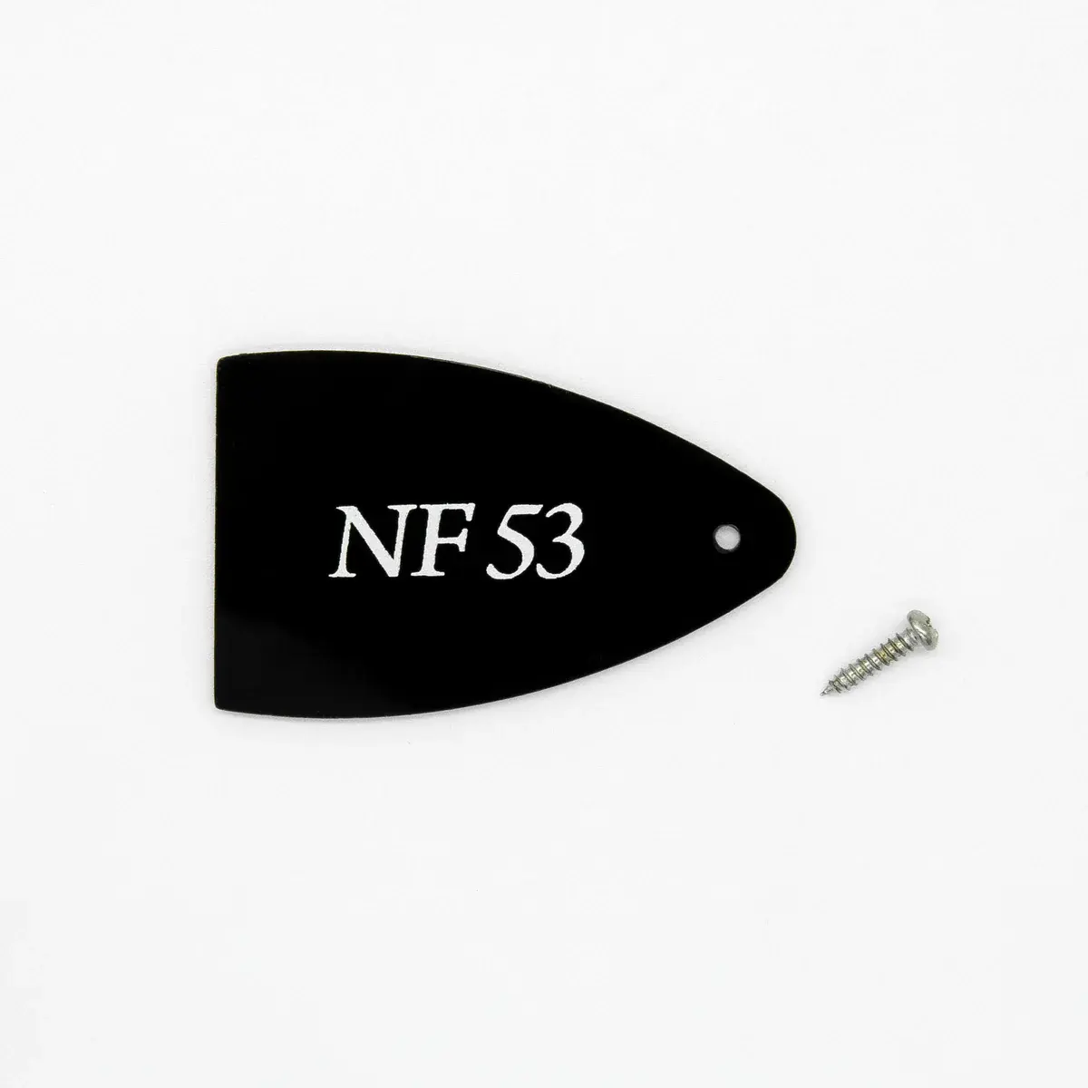 PRS Guitars PRS SE Series "NF 53" Truss Rod Cover - Black Plastic
