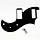 PRS Vela S2 Pickguard, 3-Ply - For Models w/ Narrowfield Pickup - Black, White, Black
