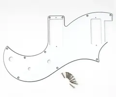 PRS Guitars PRS Vela S2 Pickguard, 3-Ply - For Models w/ Narrowfield Pickup - White, Black, White