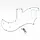 PRS Vela S2 Pickguard, 3-Ply - For Models w/ Narrowfield Pickup - White, Black, White