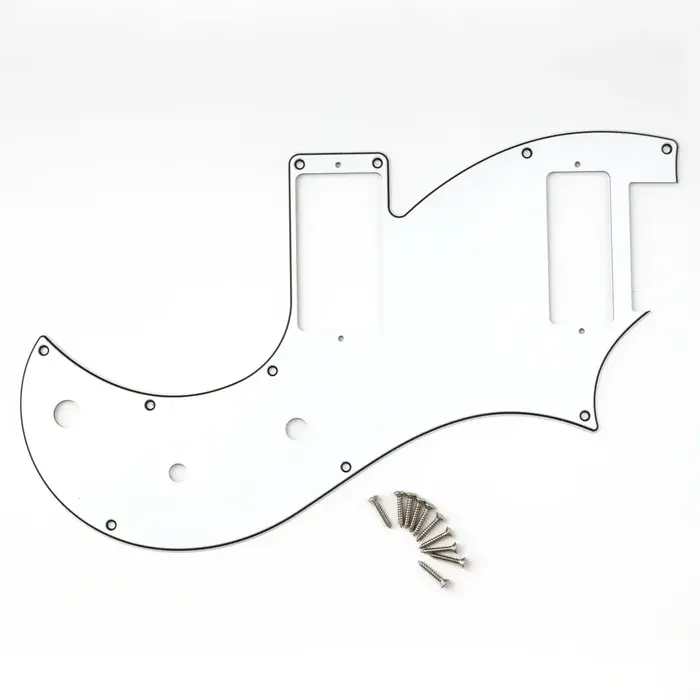 PRS Guitars PRS Vela S2 Pickguard, 3-Ply - For Models w/ Narrowfield Pickup - White, Black, White