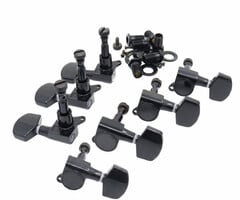 MannMade USA MannMade USA SE Locking Tuner Set - 7 String - Black Chrome