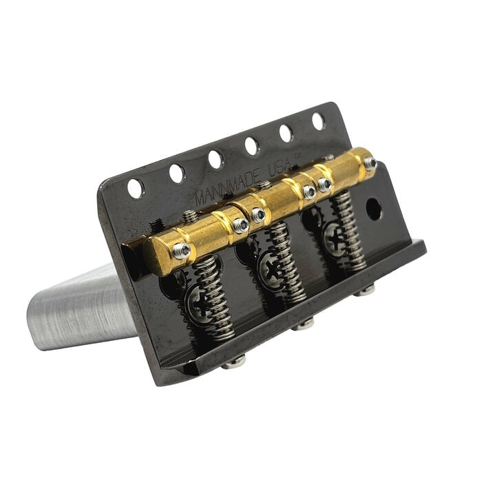 MannMade USA MannMade USA Telstar Tremolo Bridge - Black Nickel - 2-1/8"