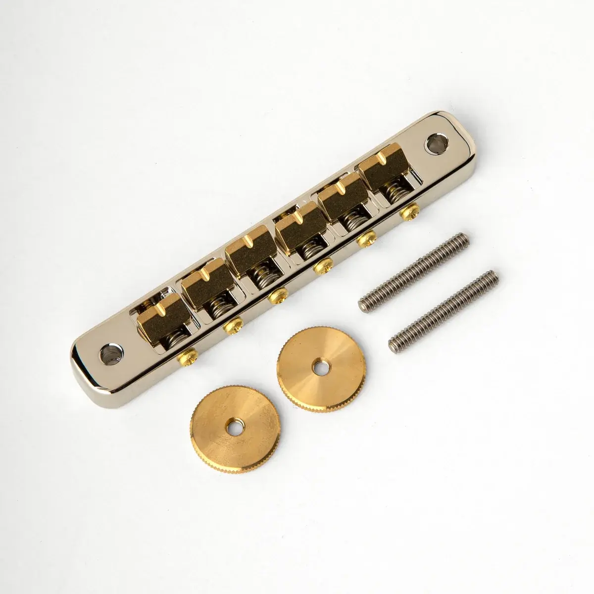 PRS Guitars PRS Two-Piece Bridge W/Studs & Thumbwheels (Nickel)