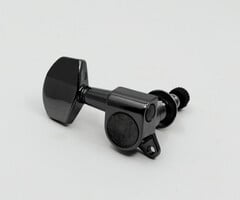 Hanchang MannMade USA SE Locking Tuner - Treble side - Black Chrome