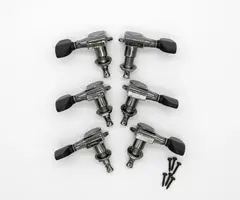 PRS Guitars PRS-Designed Tuners w/ Wing Buttons, Non-Locking - Smoked Black w/ Black Buttons
