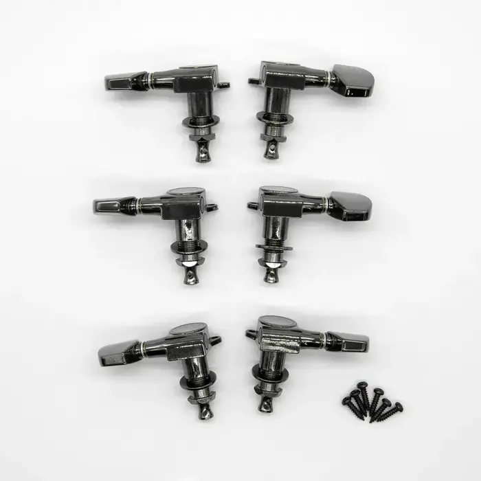 PRS Guitars PRS-Designed Tuners, Non-Locking - Smoked Black w/ Metal Buttons