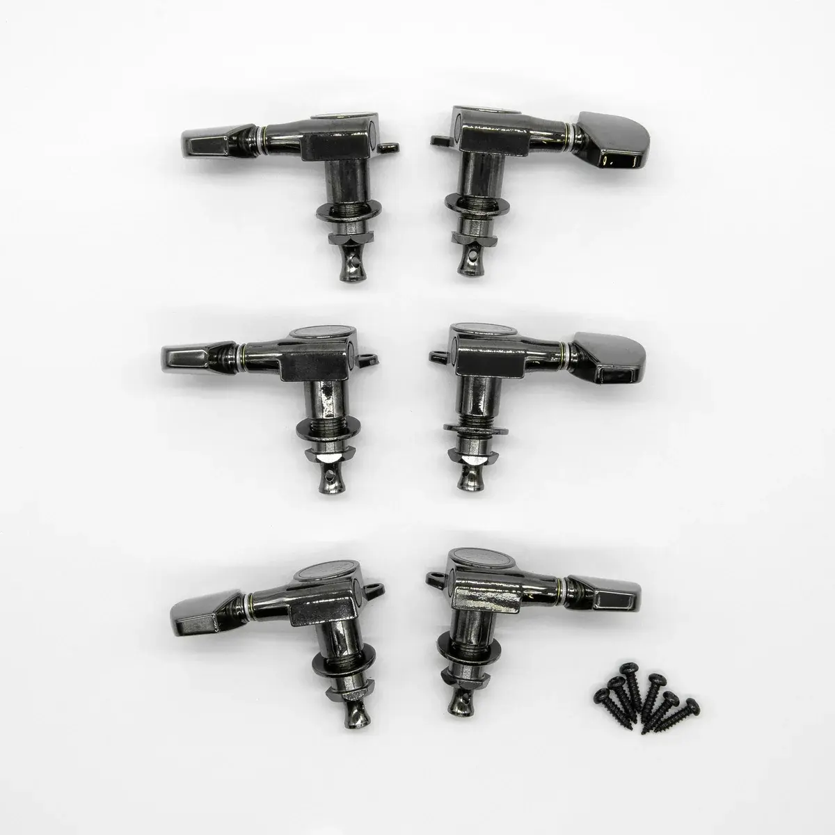 PRS Guitars PRS-Designed Tuners, Non-Locking - Smoked Black w/ Metal Buttons