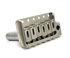 MannMade USA MannMade USA Tremolo Bridge - Nickel Satin - fits vintage Strat style guitars