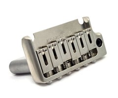 MannMade USA MannMade USA 2-Post Tremolo Bridge - Nickel Satin - fits 2 post Strat style guitars