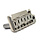 MannMade USA 2-Post Tremolo Bridge - Nickel Satin - fits 2 post Strat style guitars