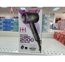 HOT & HOTTER MINI PRO TURBO 2000 HAIR DRYER #5907