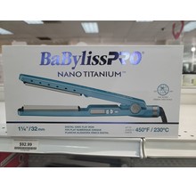 BABYLISSPRO NANI TITANIUM FLAT IRON 1 1/4"