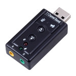 MISC USB Audio Card External Stereo Sound Adapter Virtual 7.1 Channel