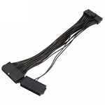 MISC ADD-3-PSU Adapter ATX 24Pin Male To Female Dual Molex Power Supply Sync Starter Extender Cable For Bitcoin Litecoin Miner