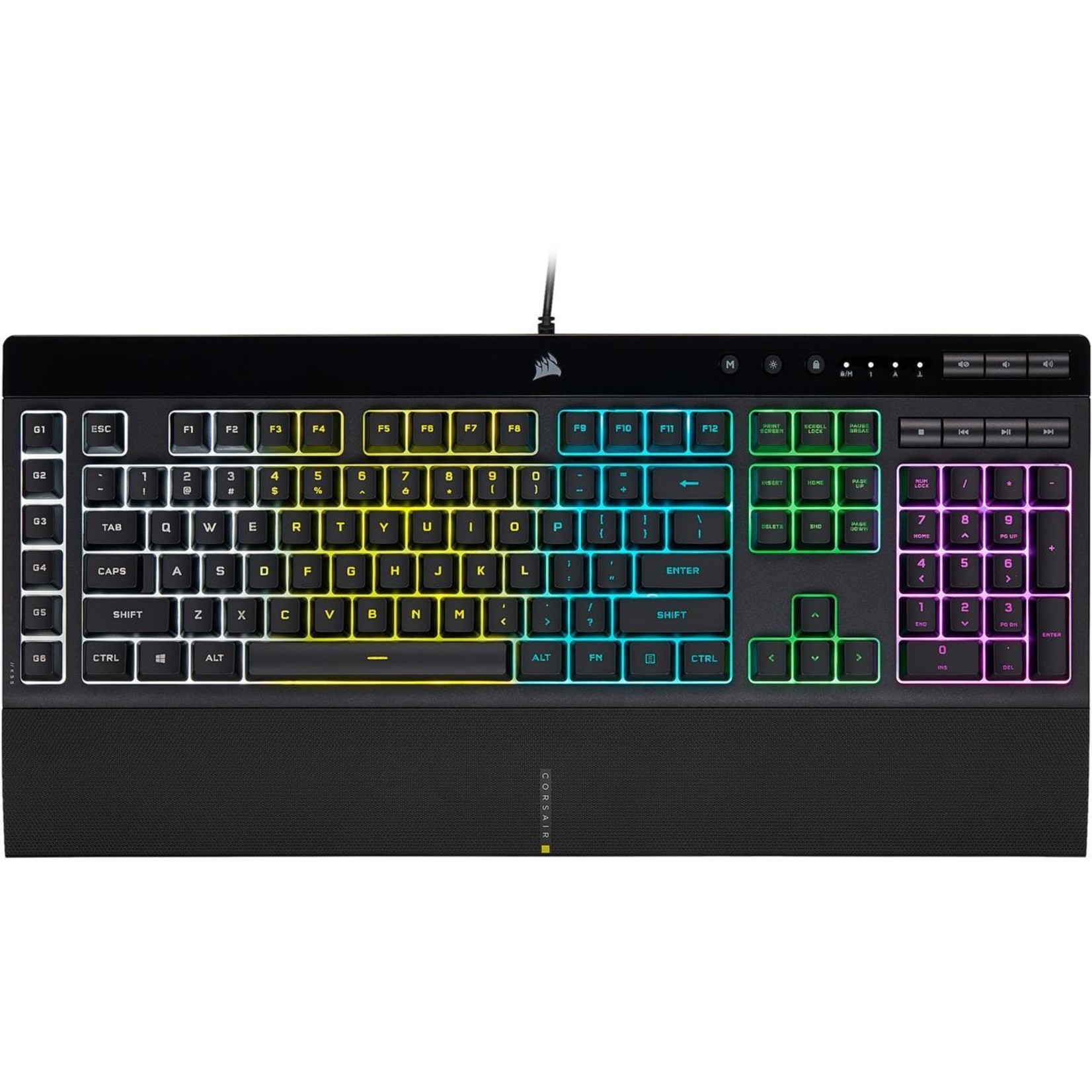 CORSAIR Corsair K55 RGB PRO Gaming Keyboard + KATAR PRO Gaming Mouse Bundle