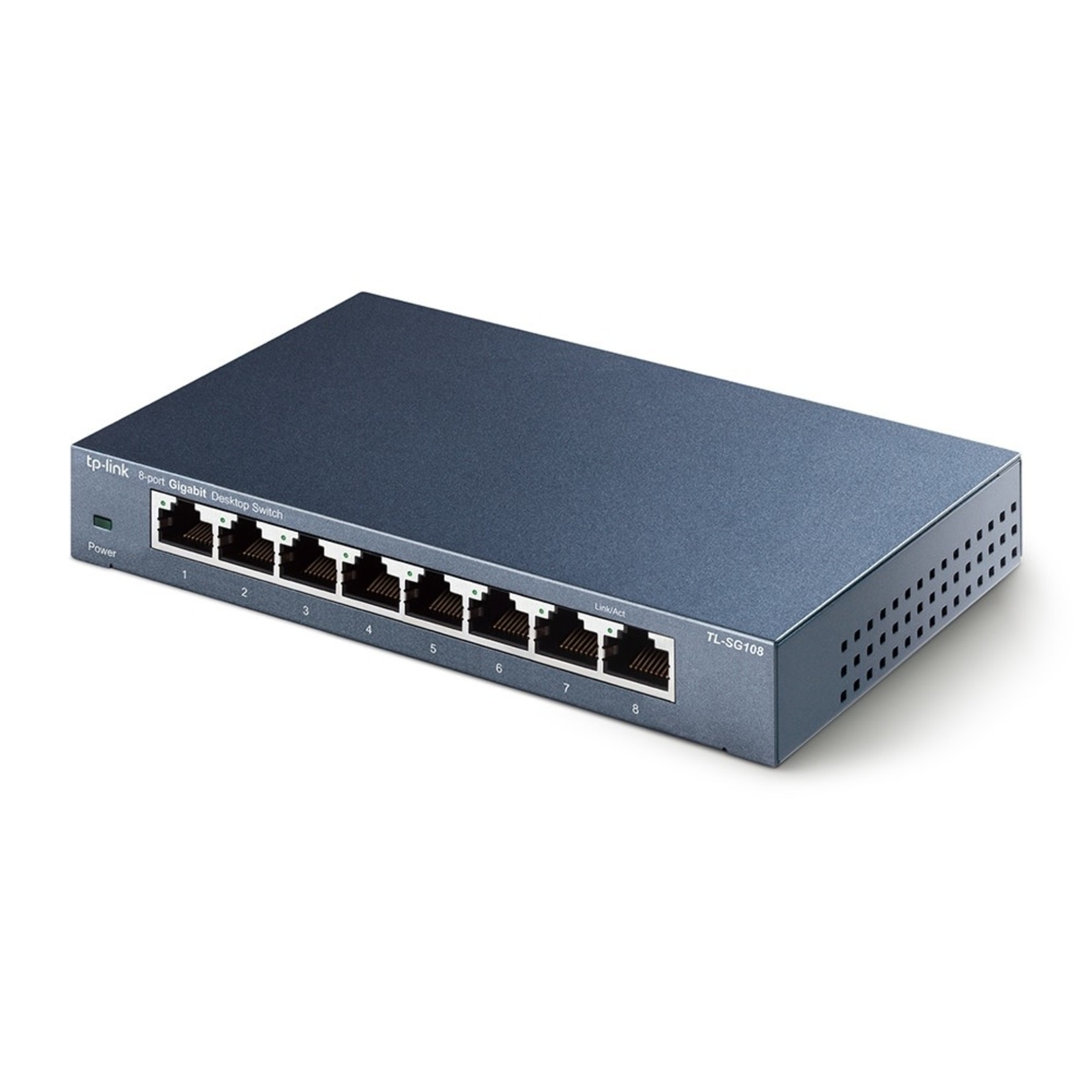 TP-LINK TP-Link Network TL-SG108 8Port Switch 10/100/1000Mbps RJ45 Desktop Switch