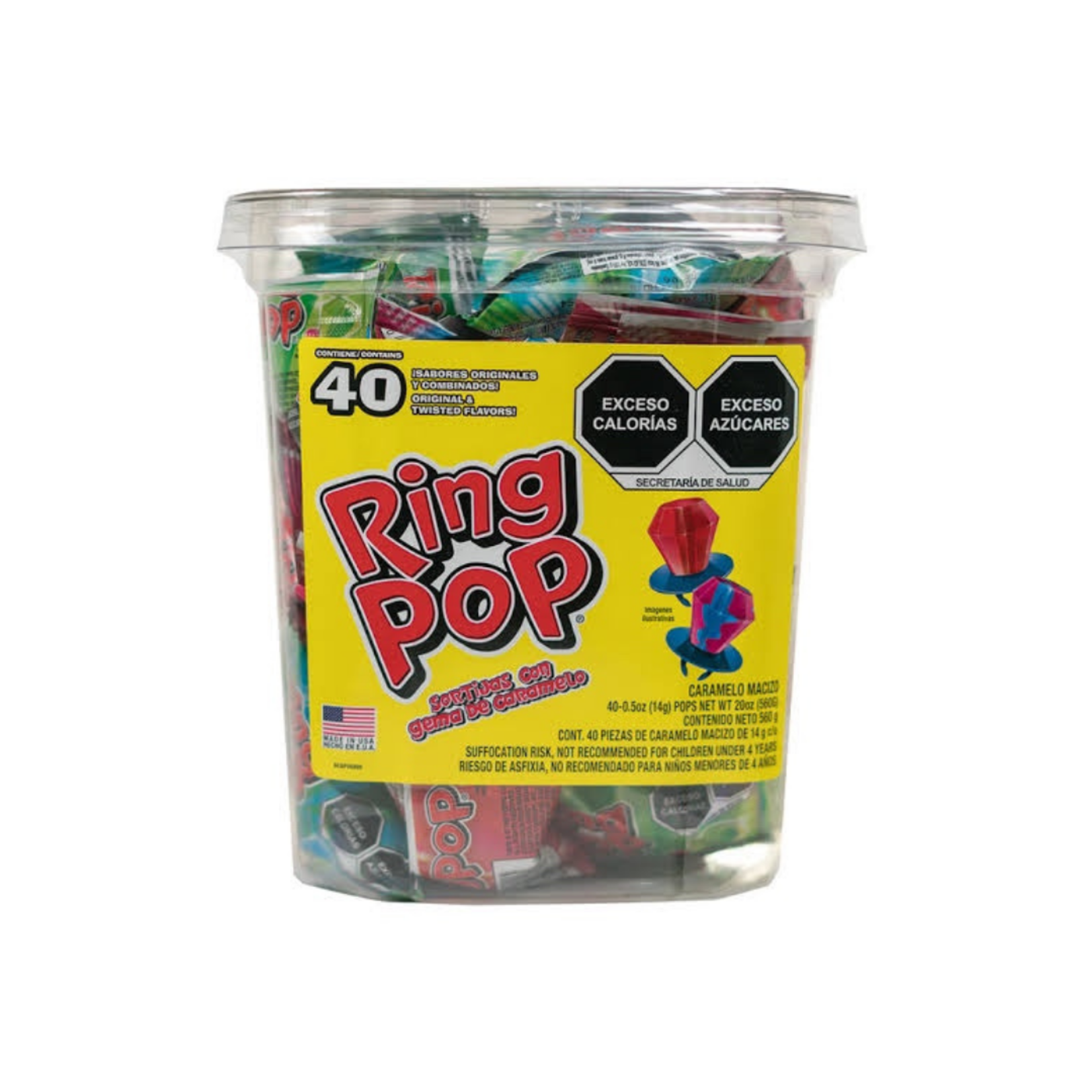 Black Forest Ring Pop 40ct