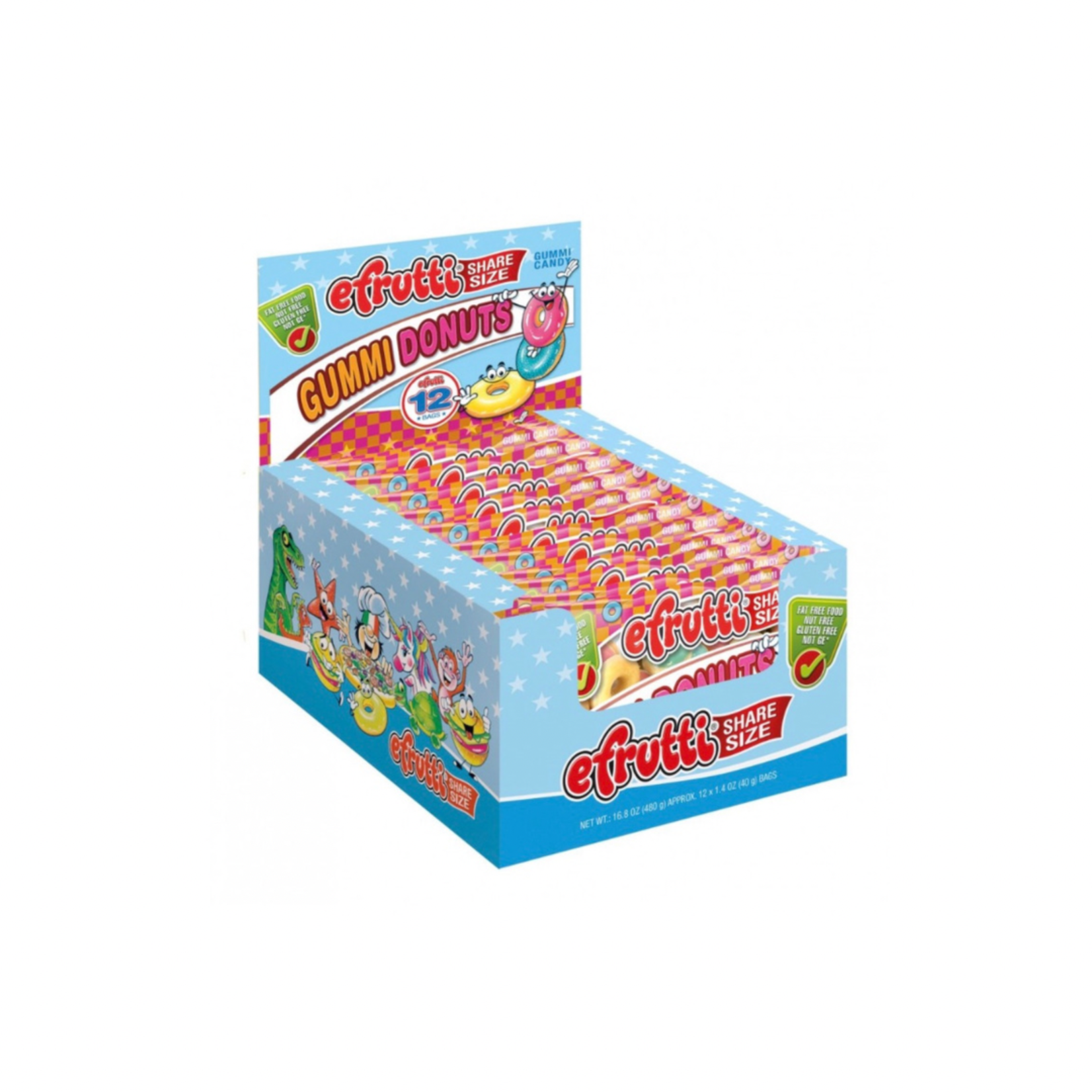 12ct Light Blue Candy Goodie Bag Party Favors (12 Pack) Bulk Candy