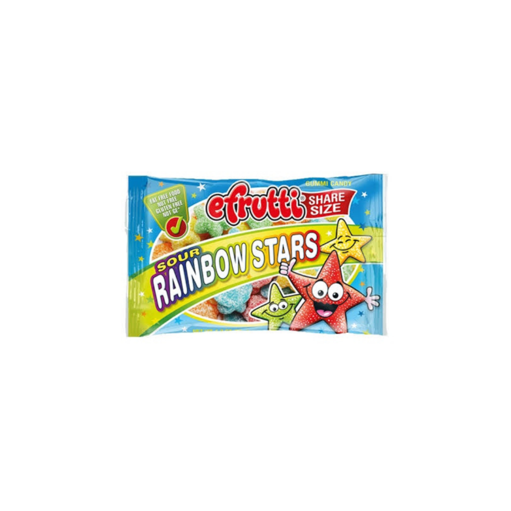 efrutti Sour Rainbow Stars Gummi Share Size 12ct