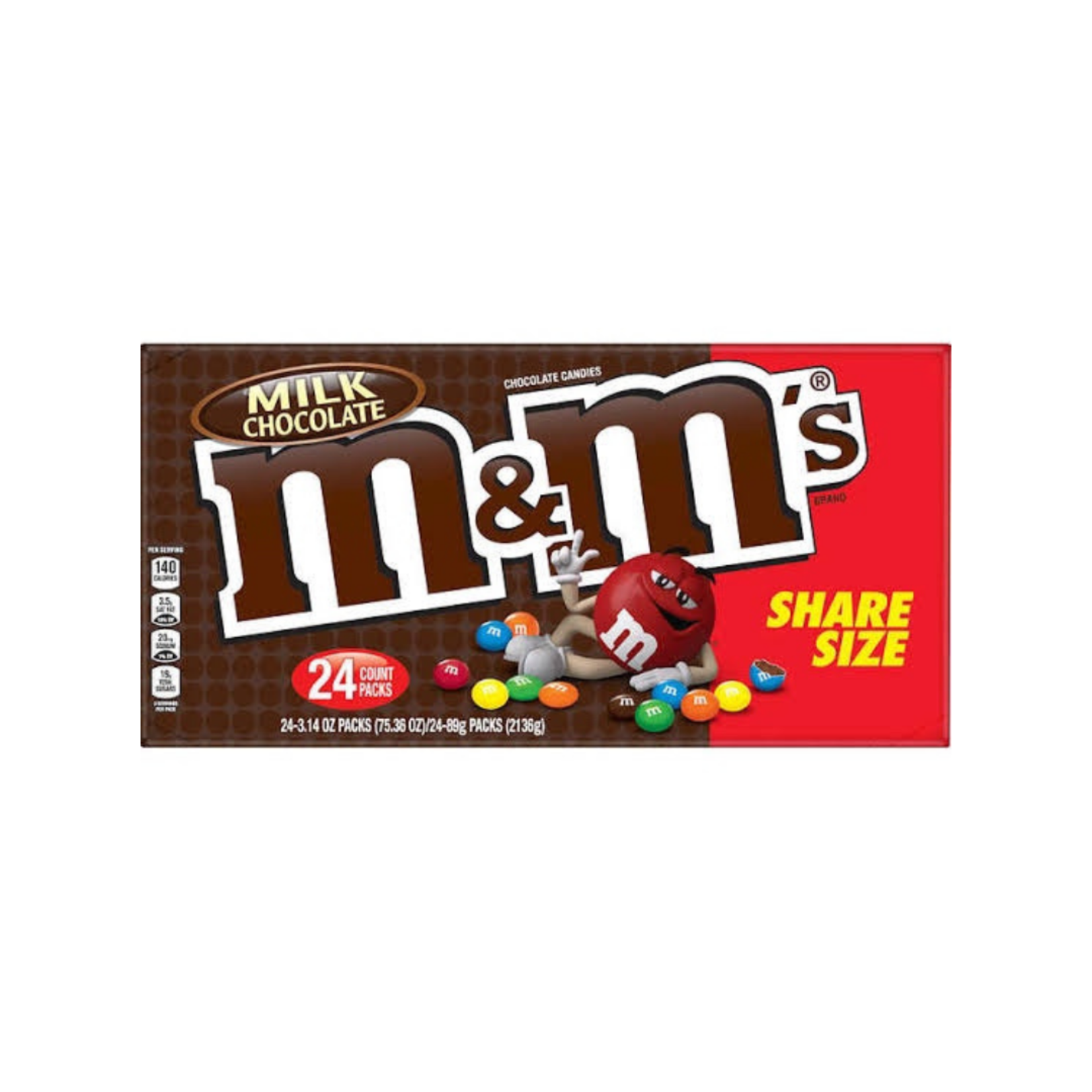 Mars M&Ms Chocolate Share Size 36ct