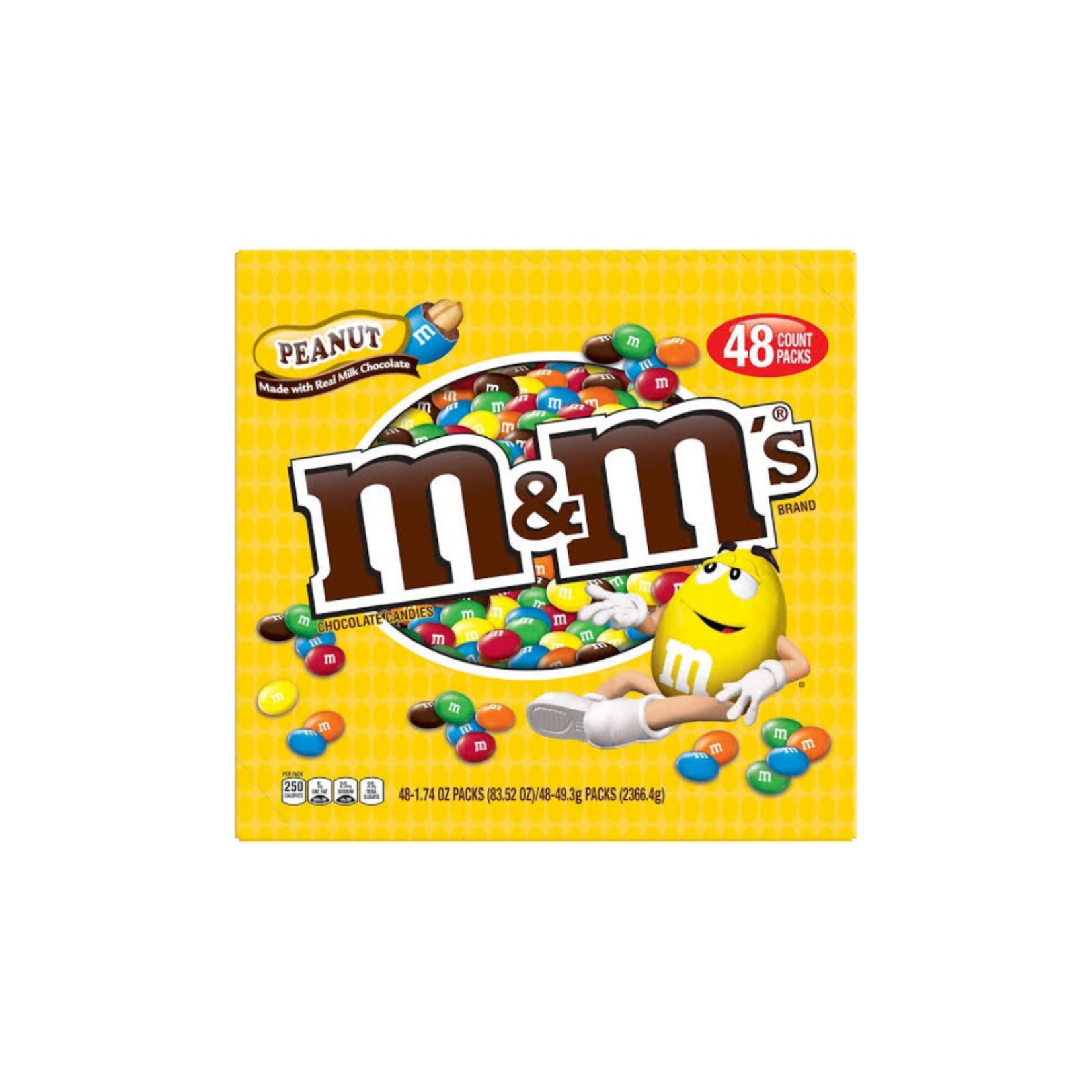 Mars M&Ms Peanut Chocolate Share Size 48ct